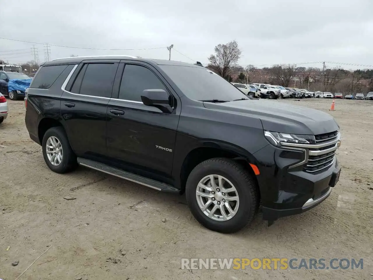 4 Photograph of a damaged car 1GNSKNKD4NR256426 CHEVROLET TAHOE 2022
