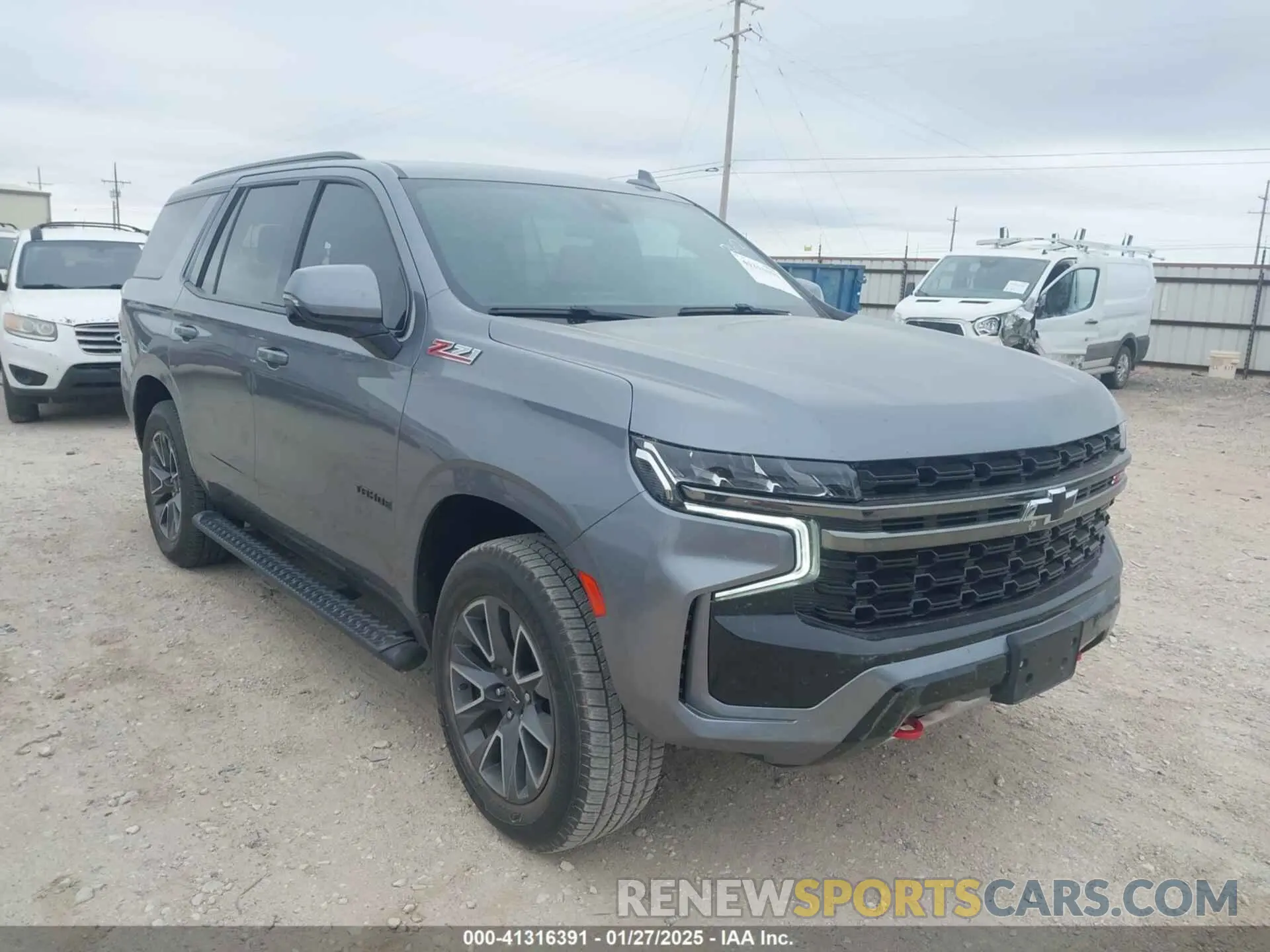 1 Photograph of a damaged car 1GNSKPKD3NR304672 CHEVROLET TAHOE 2022
