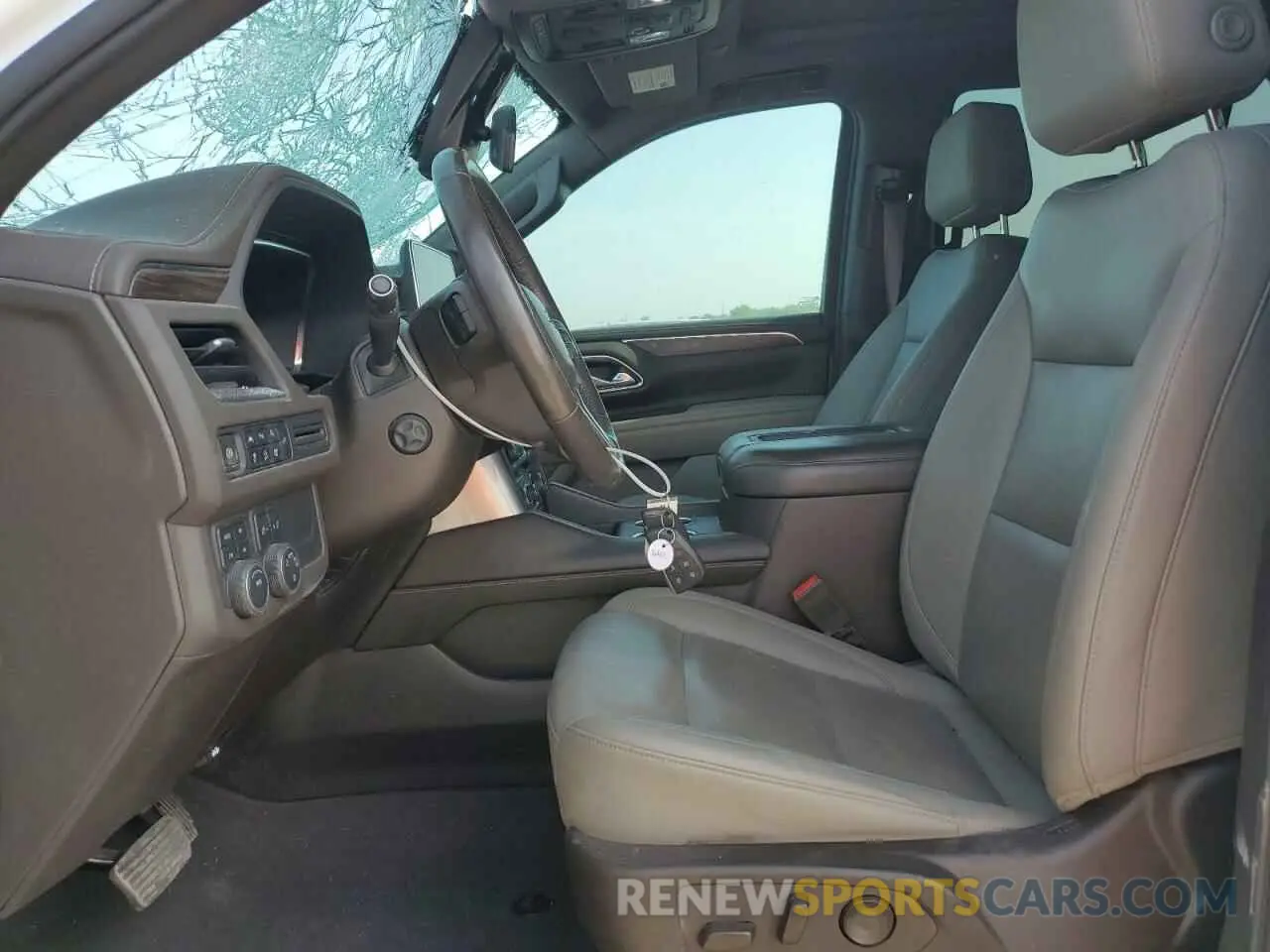 7 Photograph of a damaged car 1GNSKPKD3NR312738 CHEVROLET TAHOE 2022