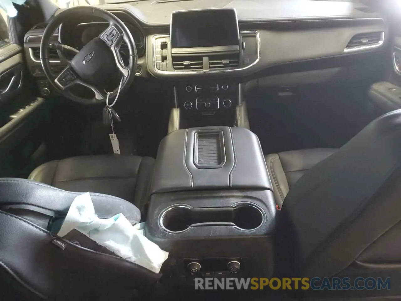 8 Photograph of a damaged car 1GNSKPKD4NR337244 CHEVROLET TAHOE 2022