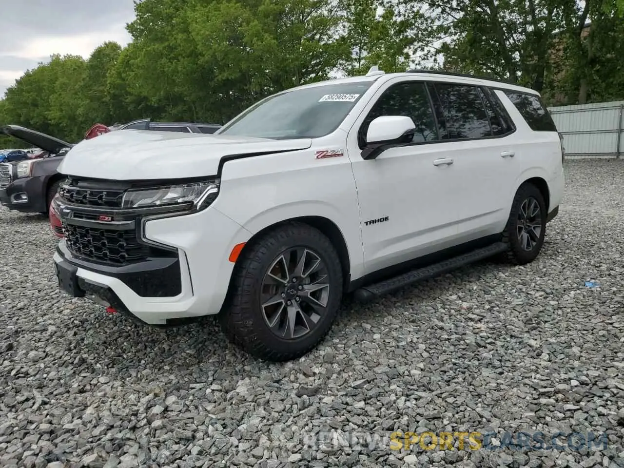 1 Photograph of a damaged car 1GNSKPKD5NR117658 CHEVROLET TAHOE 2022