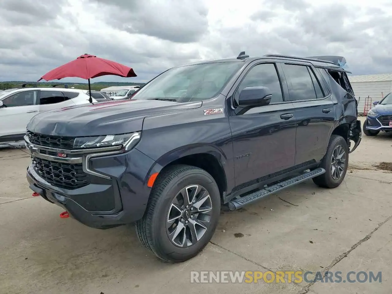 1 Photograph of a damaged car 1GNSKPKD8NR214482 CHEVROLET TAHOE 2022