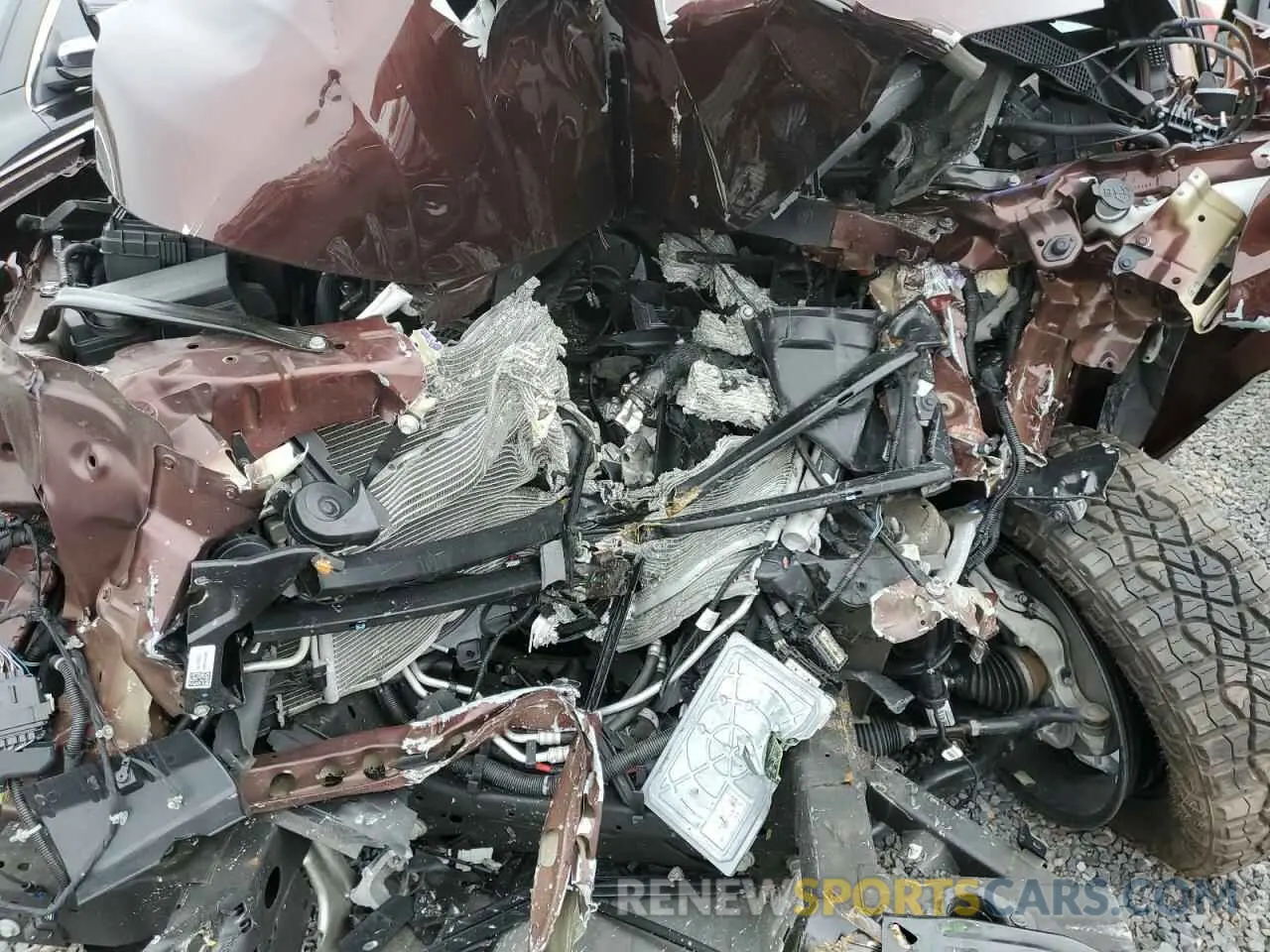 12 Photograph of a damaged car 1GNSKPKD8NR348960 CHEVROLET TAHOE 2022