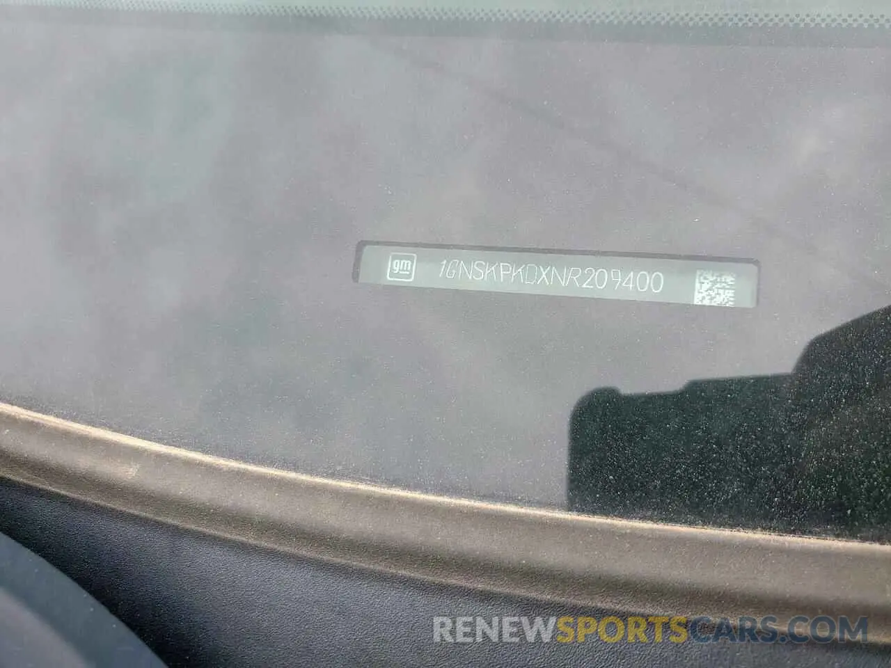 14 Photograph of a damaged car 1GNSKPKDXNR209400 CHEVROLET TAHOE 2022