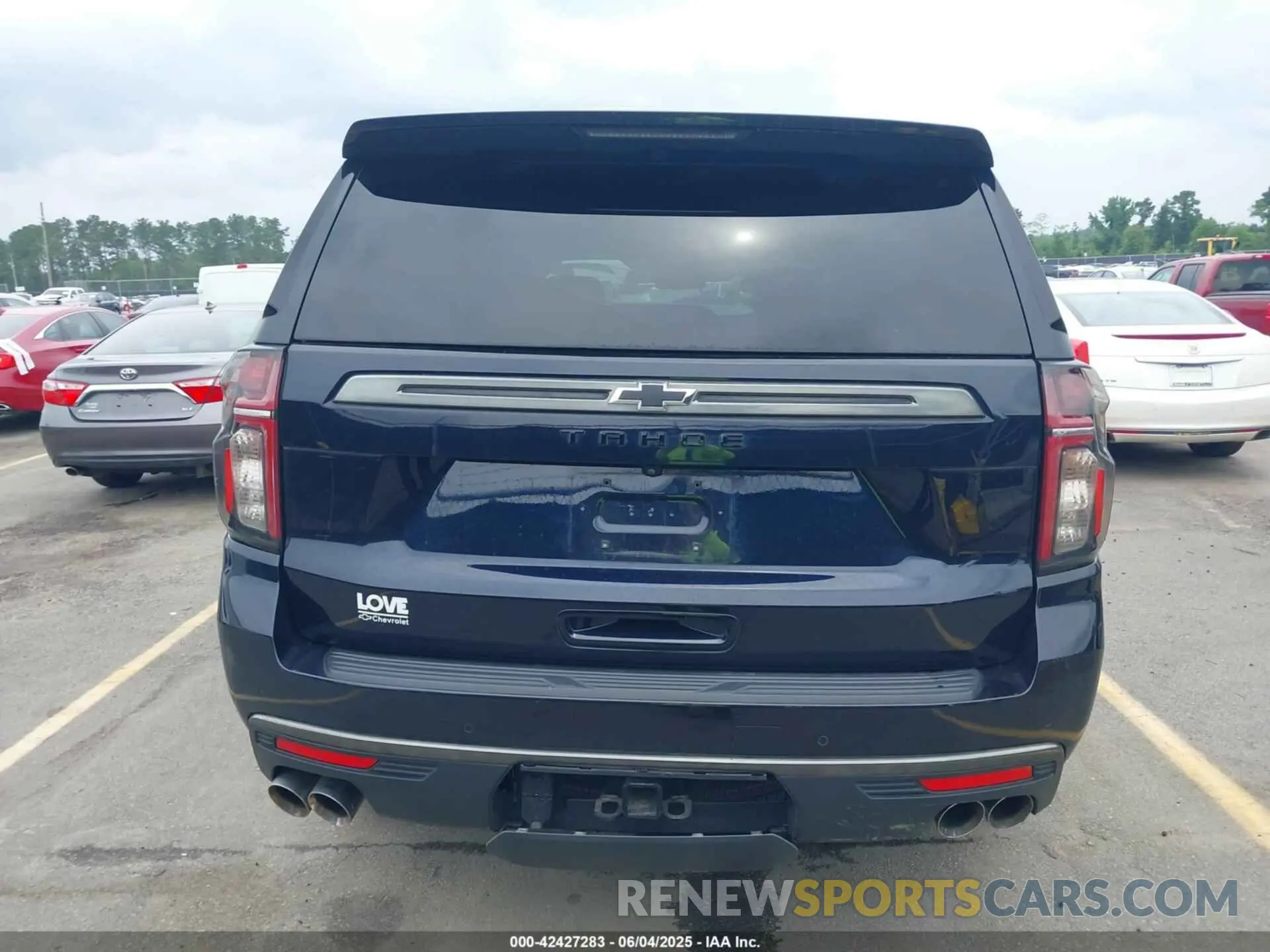 16 Photograph of a damaged car 1GNSKPKL2NR225842 CHEVROLET TAHOE 2022