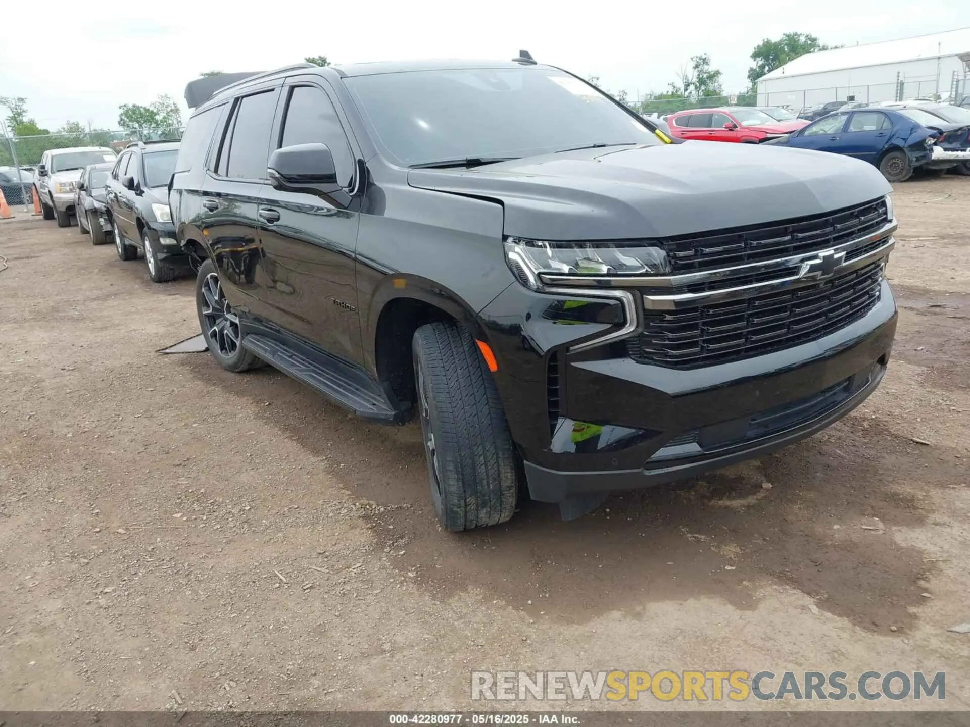 1 Photograph of a damaged car 1GNSKRKD0NR193459 CHEVROLET TAHOE 2022