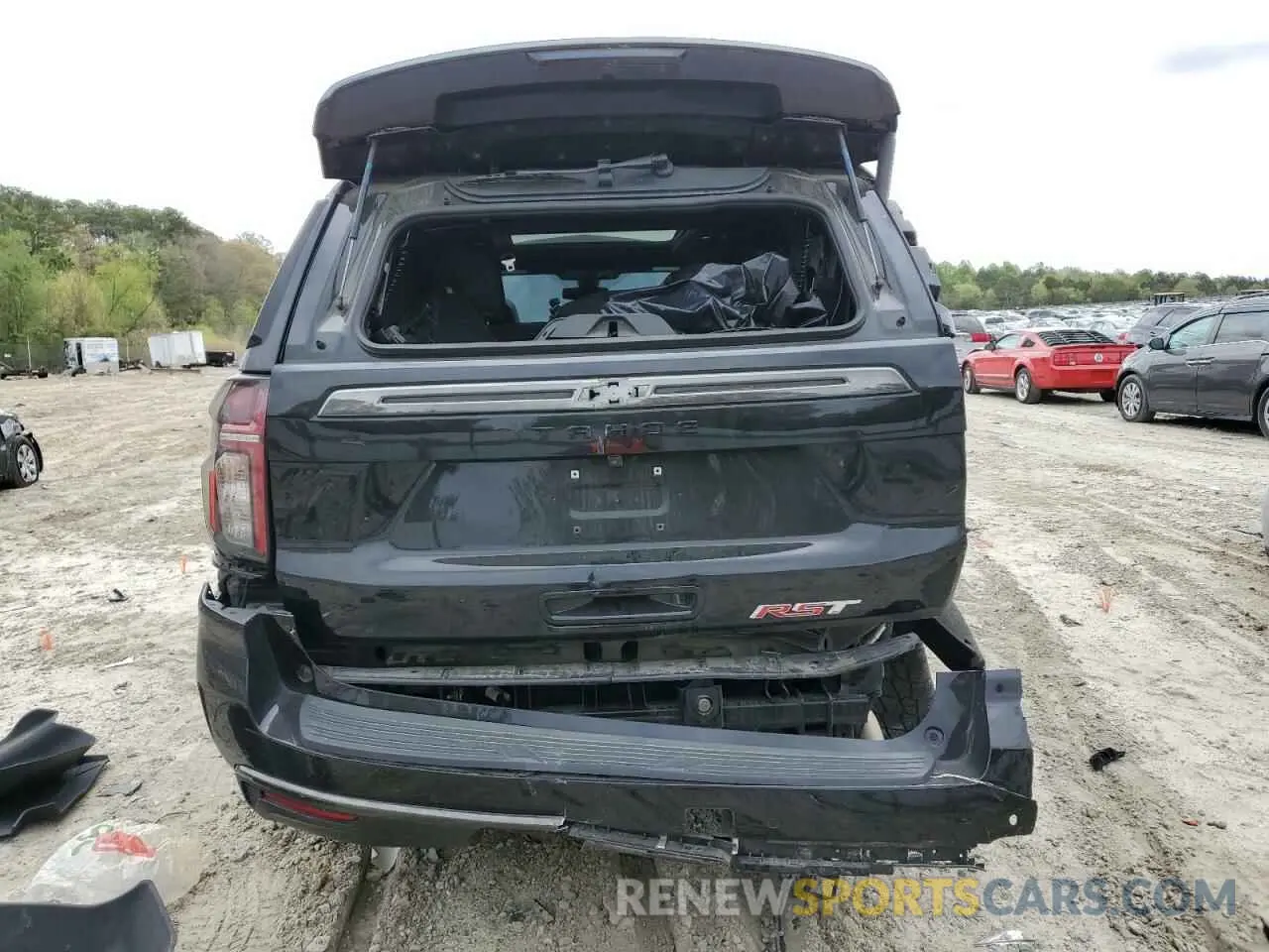6 Photograph of a damaged car 1GNSKRKD0NR338287 CHEVROLET TAHOE 2022