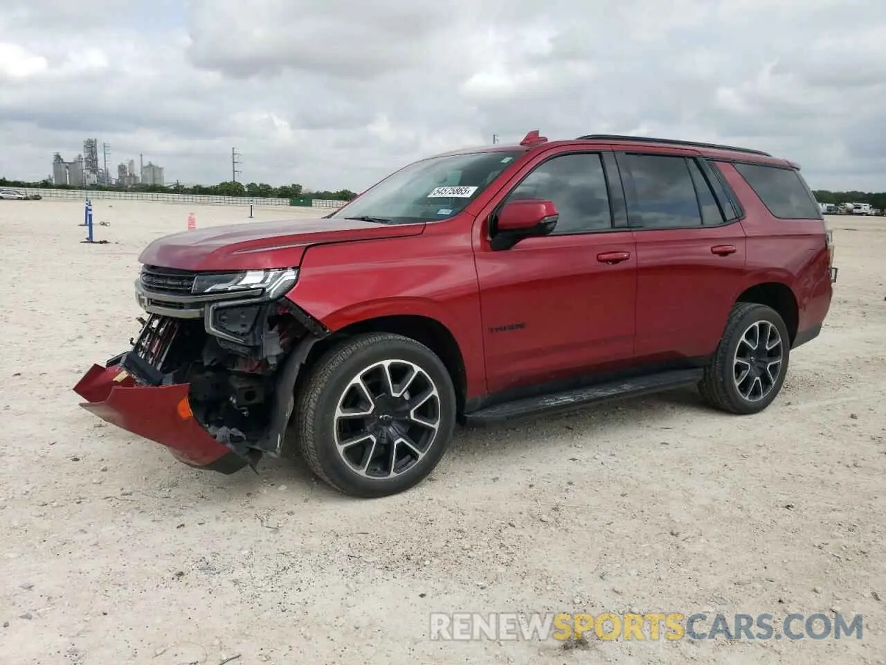 1 Photograph of a damaged car 1GNSKRKDXNR200398 CHEVROLET TAHOE 2022