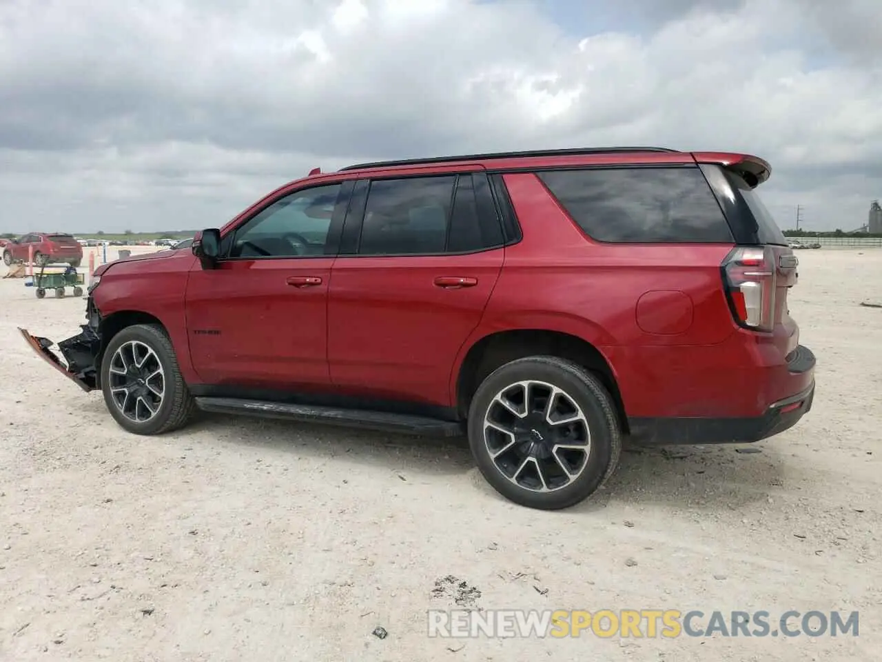2 Photograph of a damaged car 1GNSKRKDXNR200398 CHEVROLET TAHOE 2022