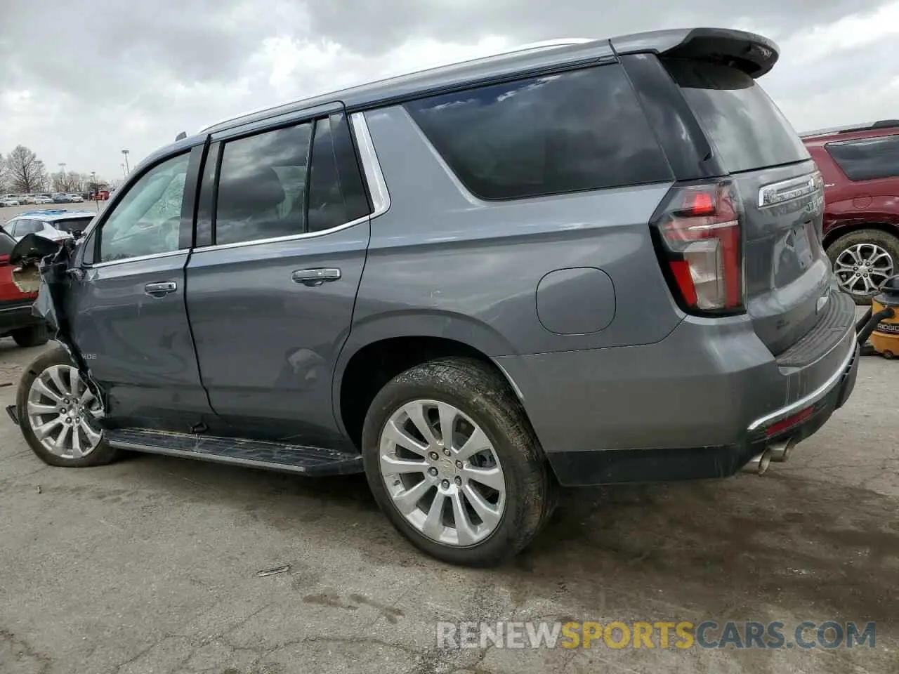 2 Photograph of a damaged car 1GNSKSKD4NR147415 CHEVROLET TAHOE 2022