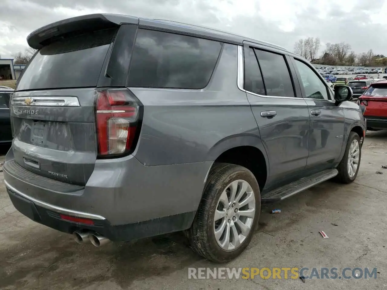 3 Photograph of a damaged car 1GNSKSKD4NR147415 CHEVROLET TAHOE 2022