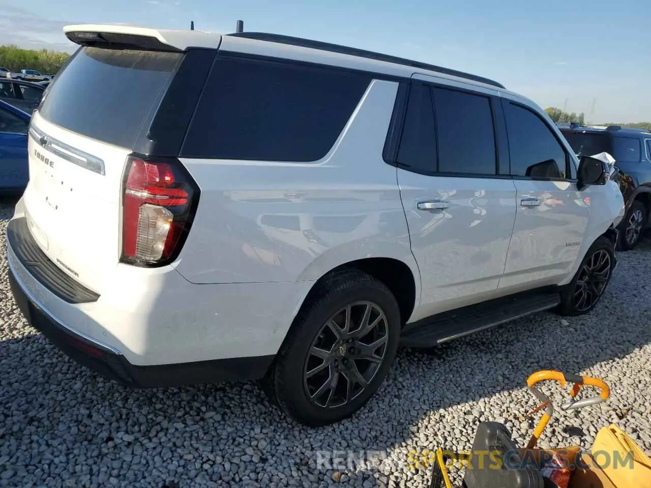 3 Photograph of a damaged car 1GNSKSKT2NR234737 CHEVROLET TAHOE 2022