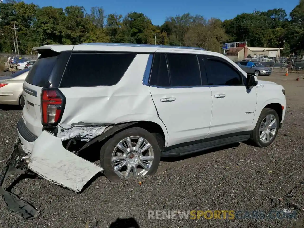 3 Photograph of a damaged car 1GNSKTKL1NR313709 CHEVROLET TAHOE 2022