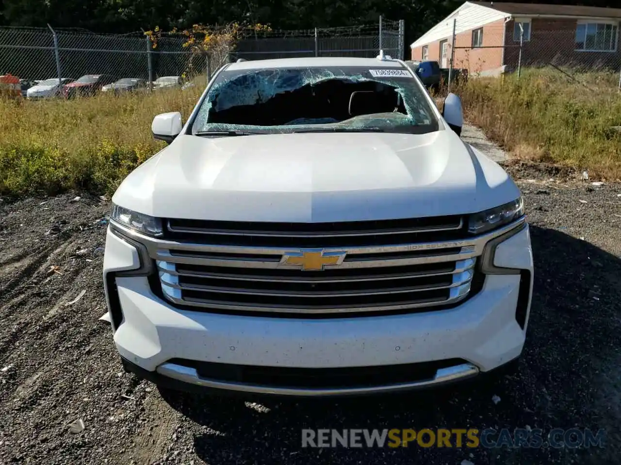 5 Photograph of a damaged car 1GNSKTKL1NR313709 CHEVROLET TAHOE 2022