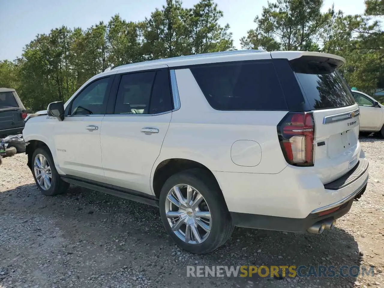2 Photograph of a damaged car 1GNSKTKL5NR186348 CHEVROLET TAHOE 2022