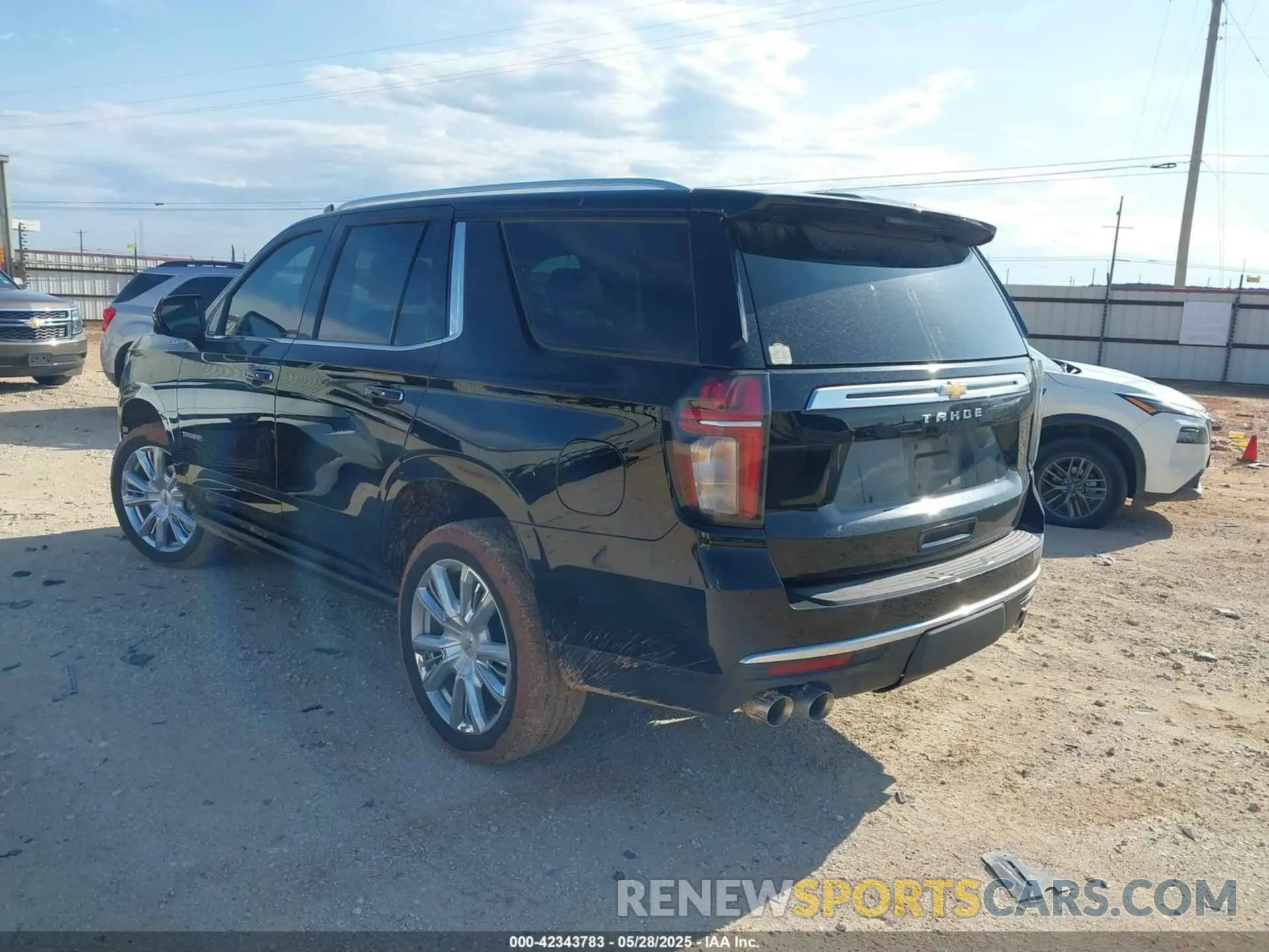 3 Photograph of a damaged car 1GNSKTKL5NR360192 CHEVROLET TAHOE 2022