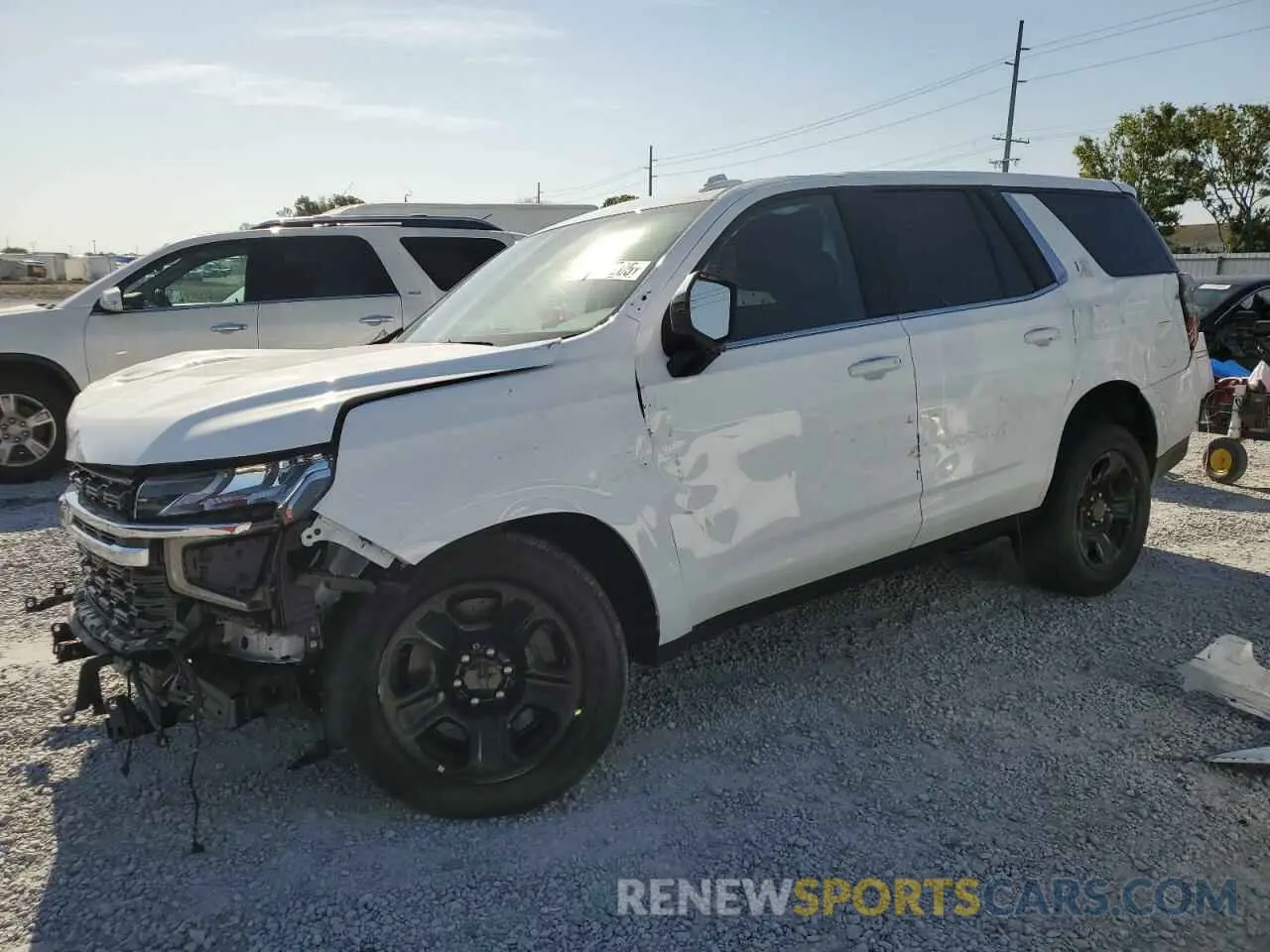 1 Photograph of a damaged car 1GBSCLED2PR328687 CHEVROLET TAHOE 2023