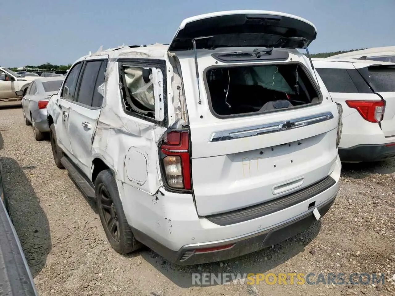 2 Photograph of a damaged car 1GBSCLED3PR299474 CHEVROLET TAHOE 2023