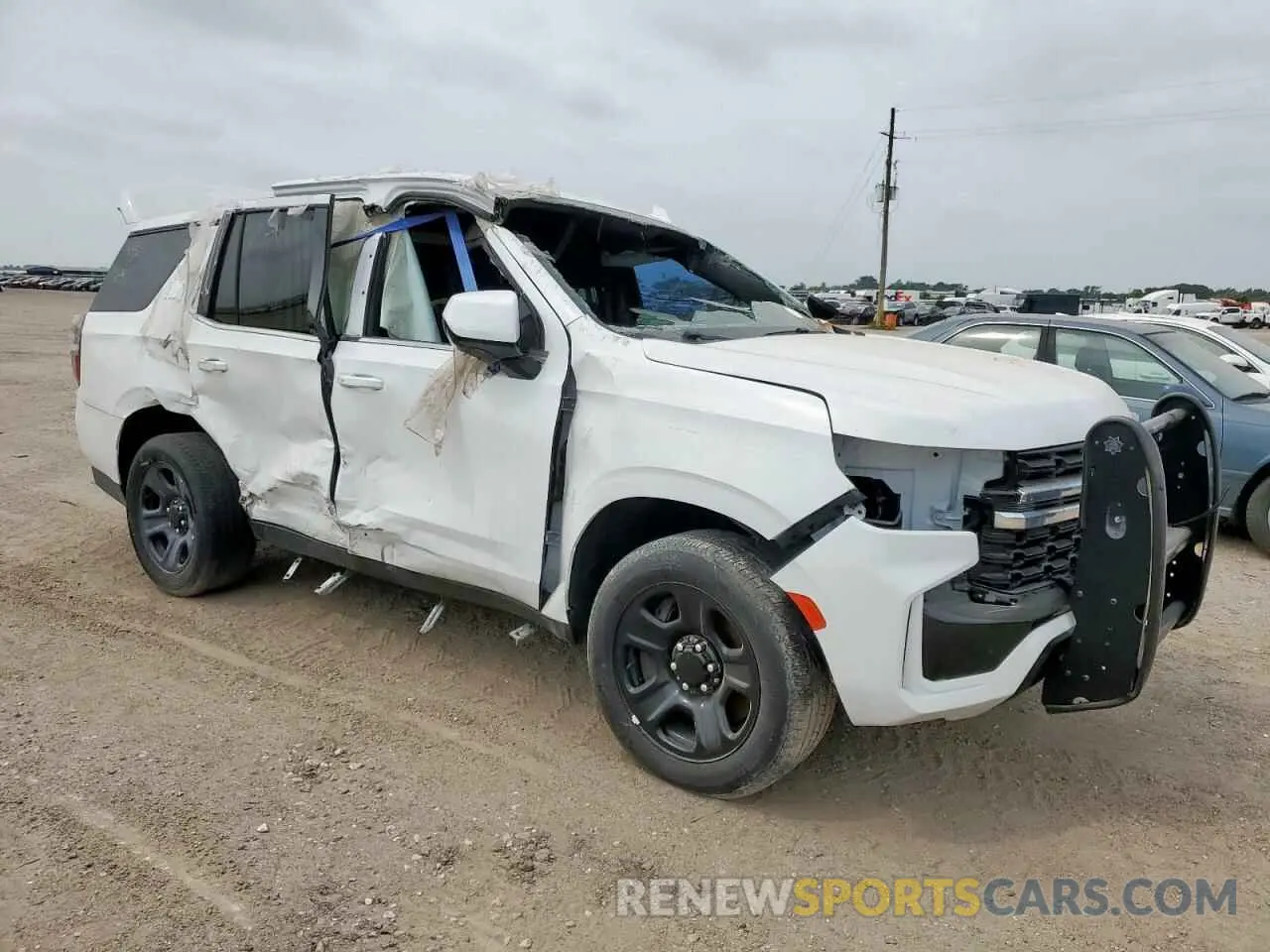 4 Photograph of a damaged car 1GBSCLED3PR299474 CHEVROLET TAHOE 2023
