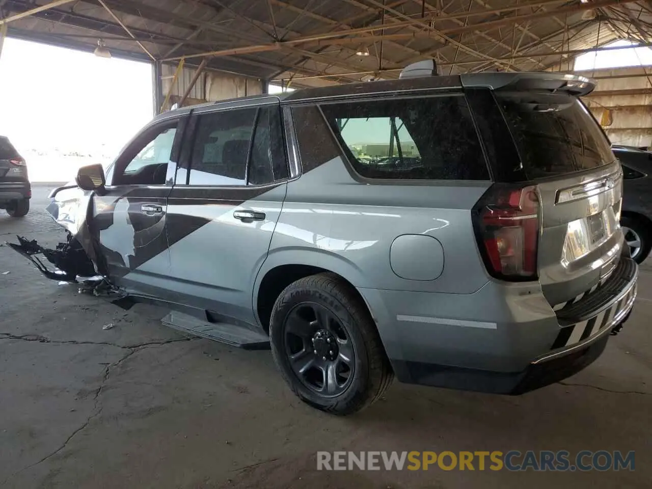 2 Photograph of a damaged car 1GNSCLED5PR133377 CHEVROLET TAHOE 2023