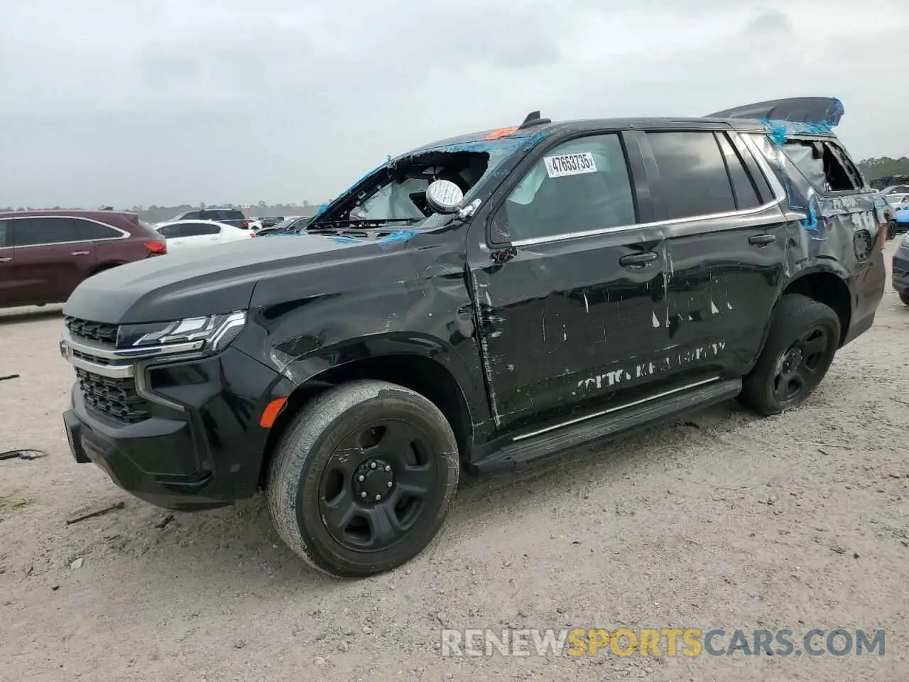 1 Photograph of a damaged car 1GNSCLED6PR415916 CHEVROLET TAHOE 2023