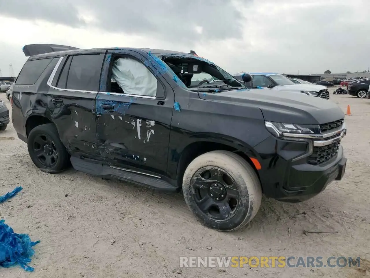 4 Photograph of a damaged car 1GNSCLED6PR415916 CHEVROLET TAHOE 2023