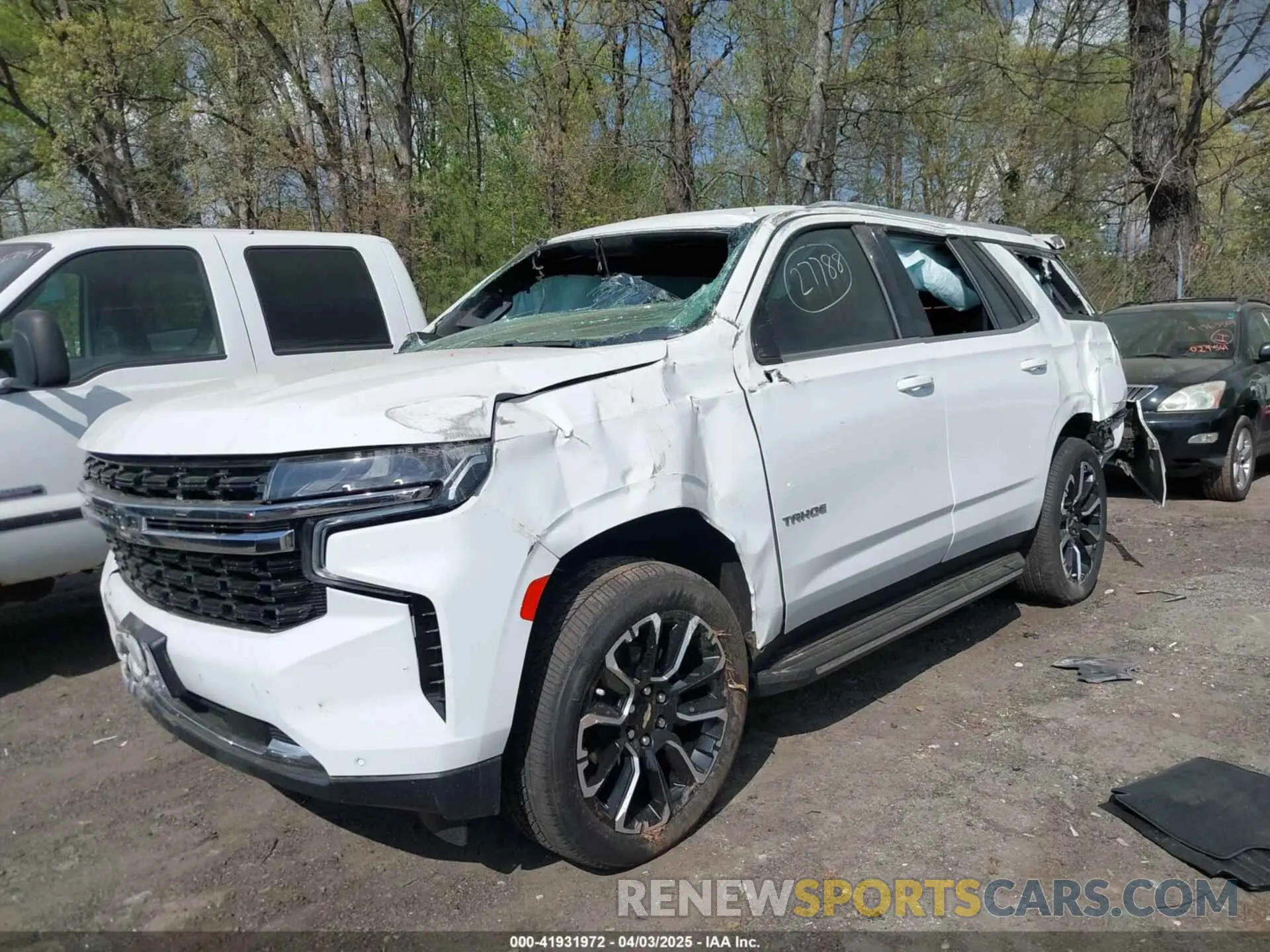 2 Photograph of a damaged car 1GNSCMKD5PR240763 CHEVROLET TAHOE 2023