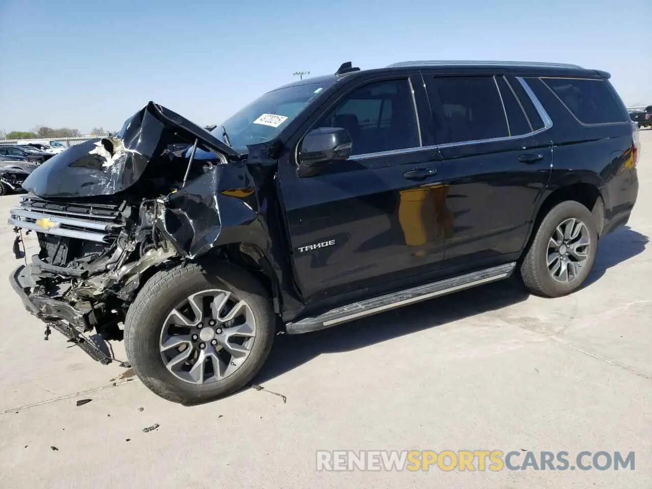 1 Photograph of a damaged car 1GNSCNKD2PR527435 CHEVROLET TAHOE 2023