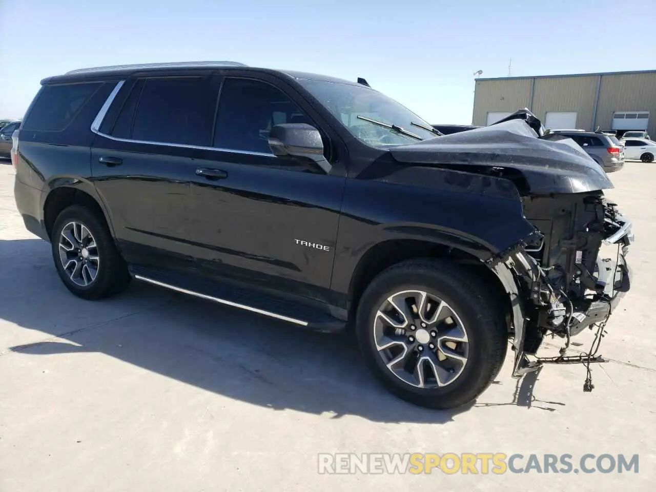 4 Photograph of a damaged car 1GNSCNKD2PR527435 CHEVROLET TAHOE 2023