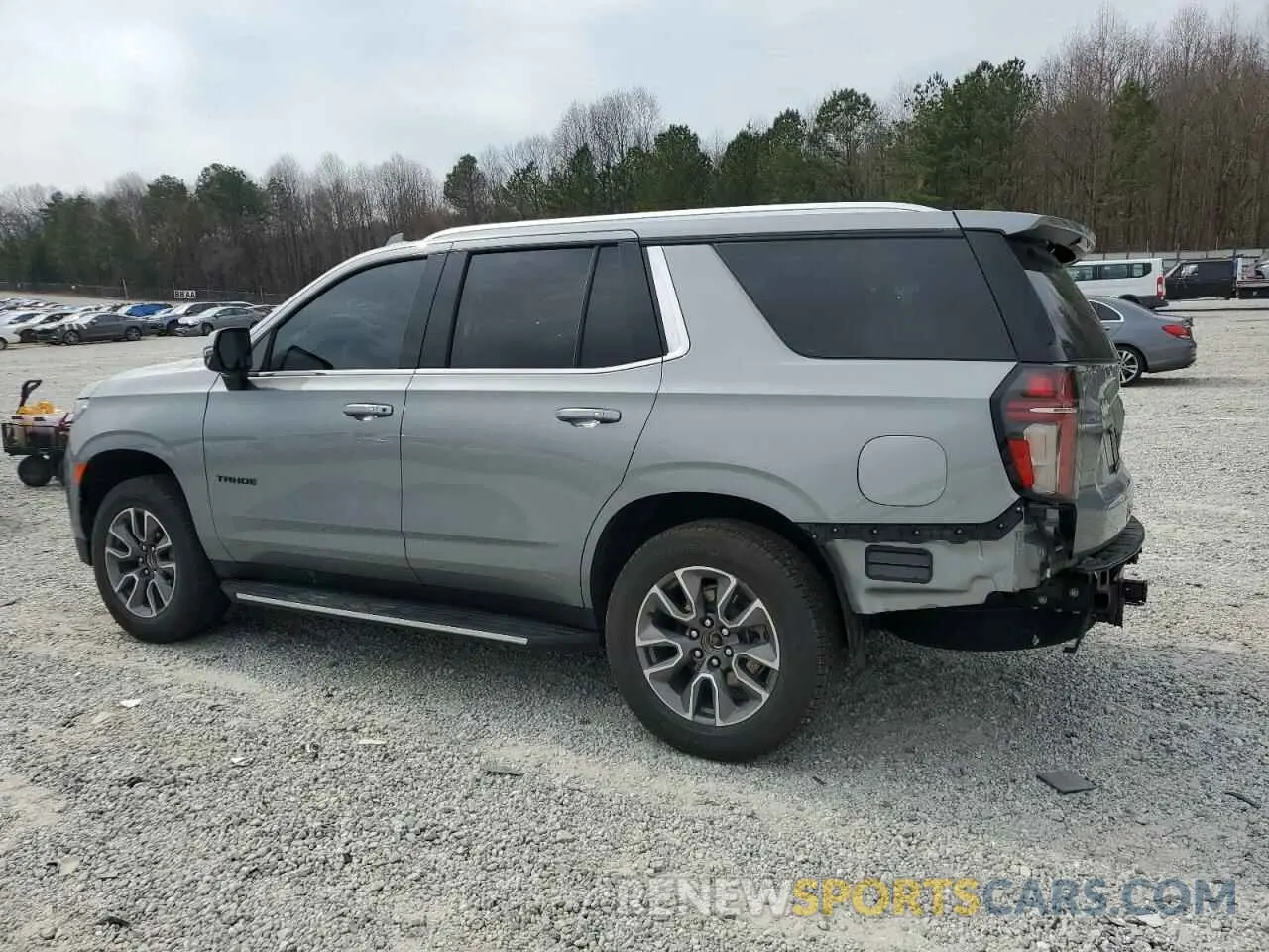 2 Photograph of a damaged car 1GNSCNKD3PR345825 CHEVROLET TAHOE 2023