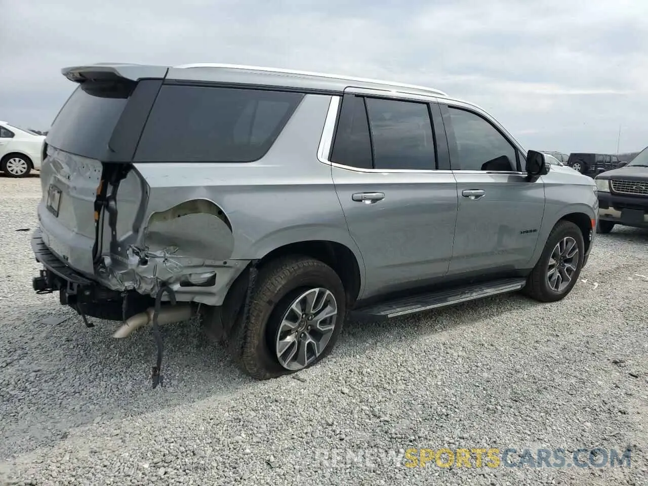 3 Photograph of a damaged car 1GNSCNKD3PR345825 CHEVROLET TAHOE 2023