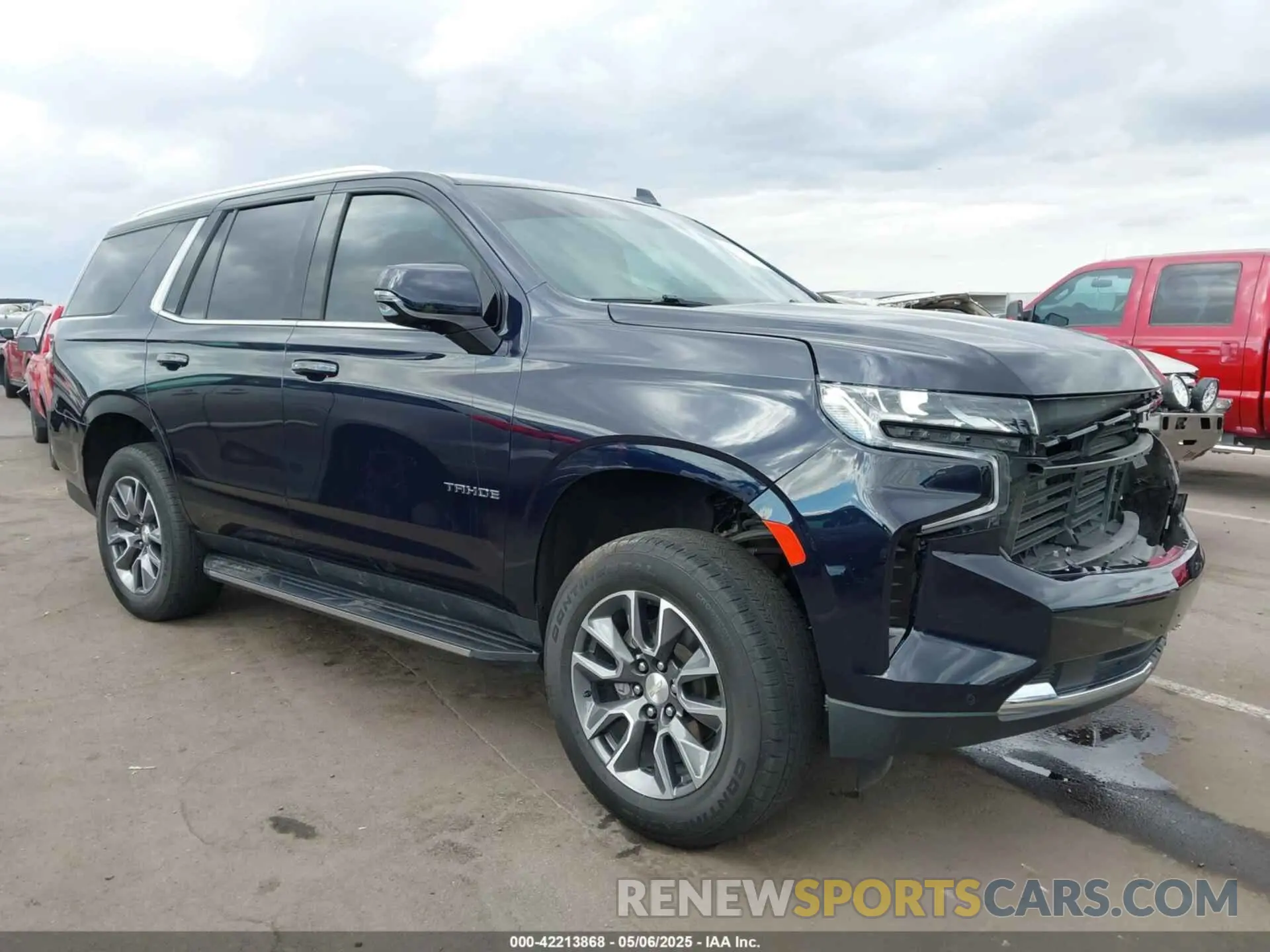 1 Photograph of a damaged car 1GNSCNKD5PR510046 CHEVROLET TAHOE 2023