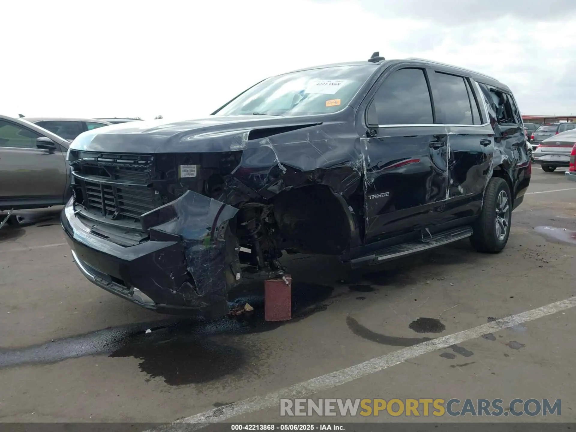 2 Photograph of a damaged car 1GNSCNKD5PR510046 CHEVROLET TAHOE 2023