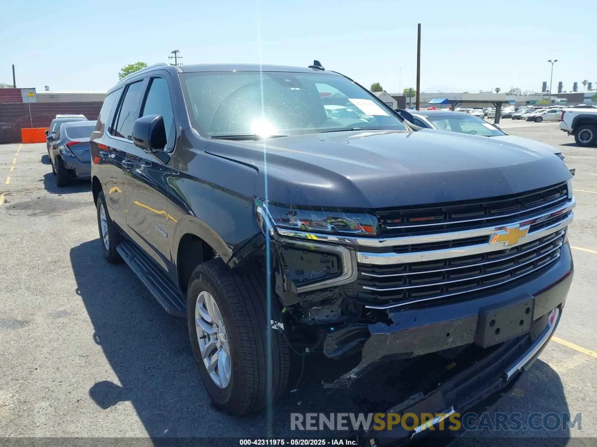 1 Photograph of a damaged car 1GNSCNKDXPR550798 CHEVROLET TAHOE 2023