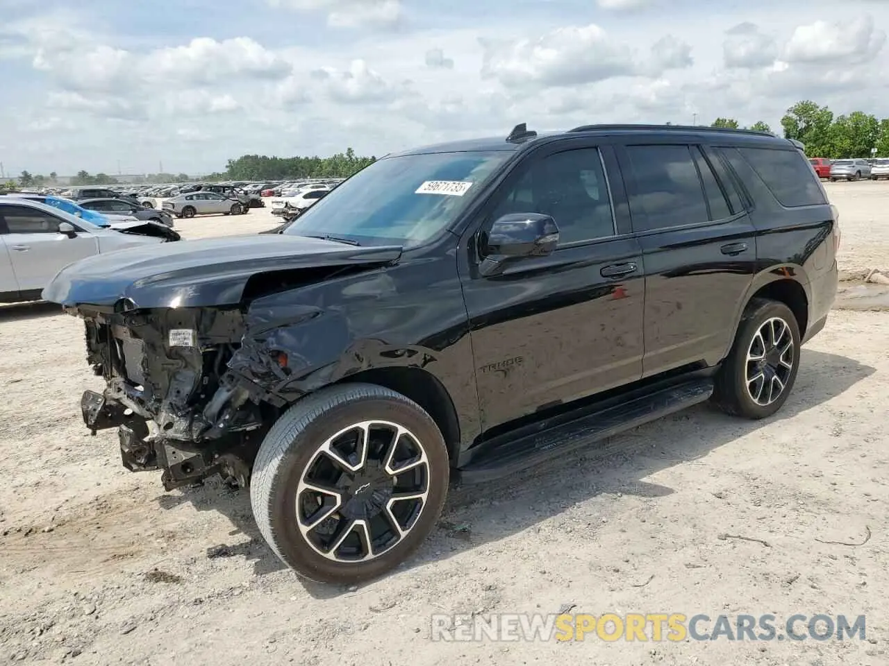 1 Photograph of a damaged car 1GNSCRKD5PR442970 CHEVROLET TAHOE 2023