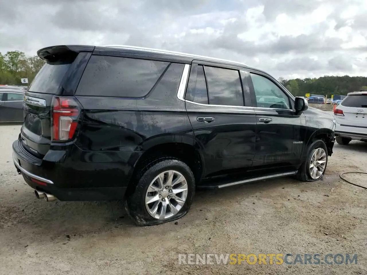 3 Photograph of a damaged car 1GNSCSKD5PR330841 CHEVROLET TAHOE 2023