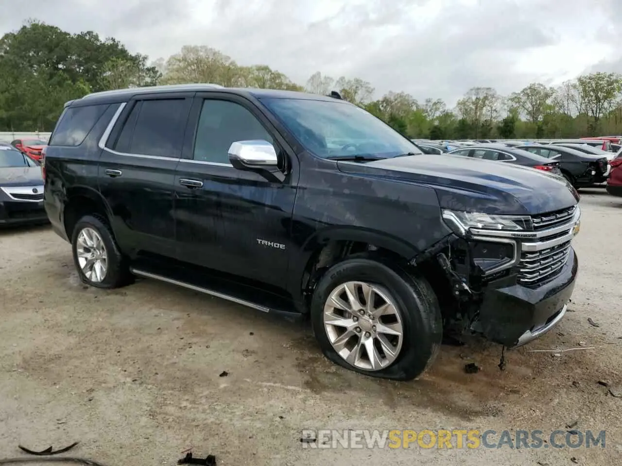 4 Photograph of a damaged car 1GNSCSKD5PR330841 CHEVROLET TAHOE 2023