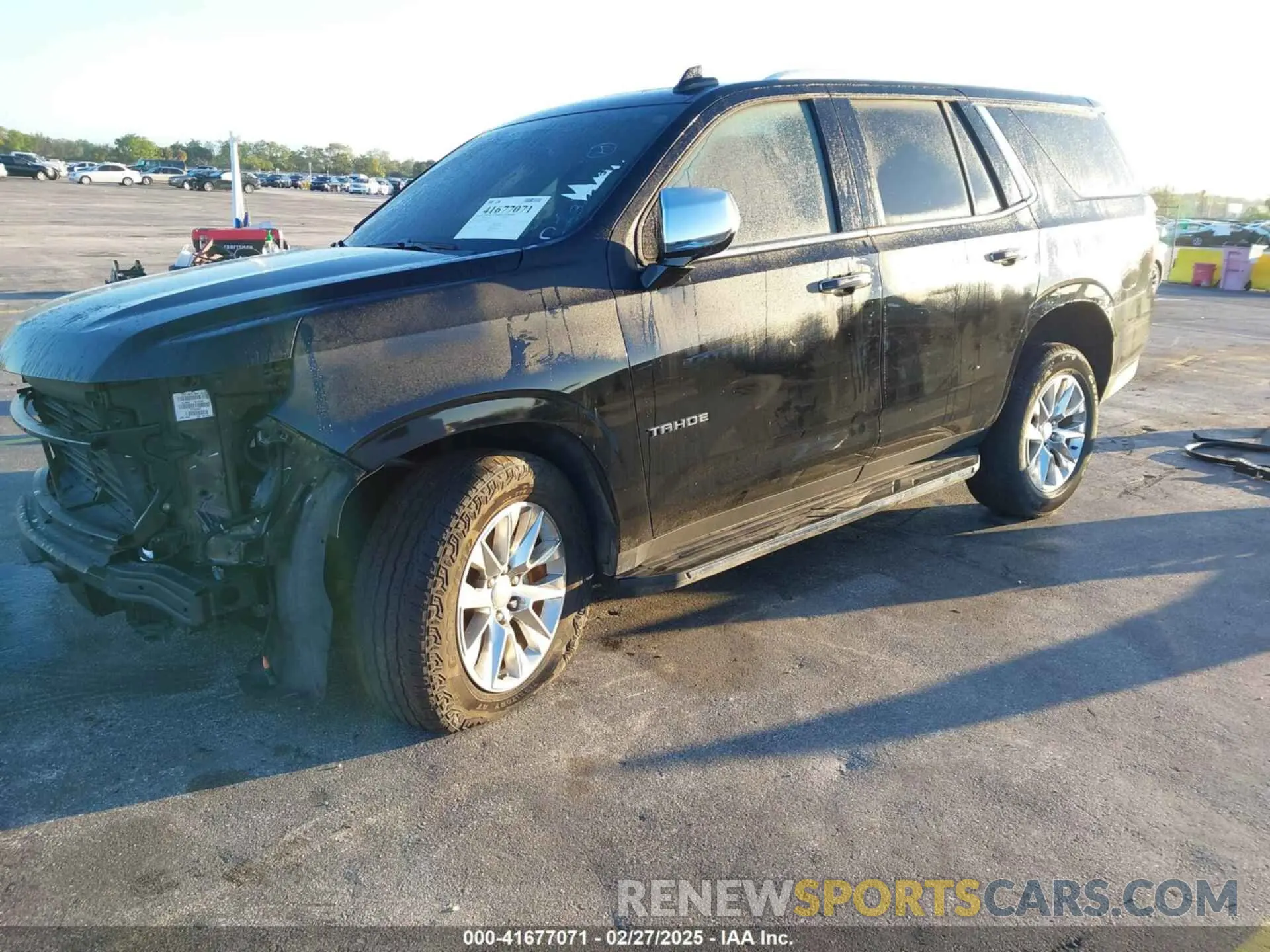 2 Photograph of a damaged car 1GNSCSKTXPR323861 CHEVROLET TAHOE 2023