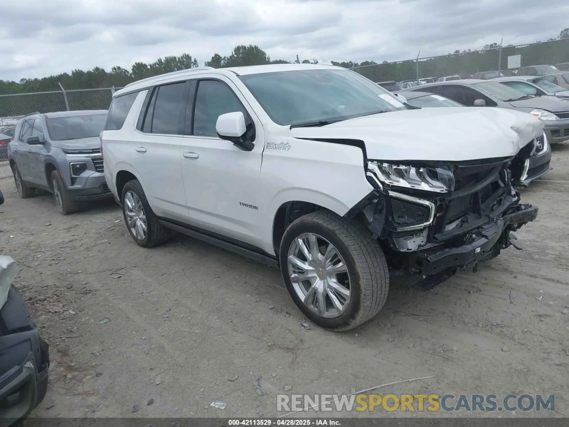 1 Photograph of a damaged car 1GNSCTKL1PR544951 CHEVROLET TAHOE 2023