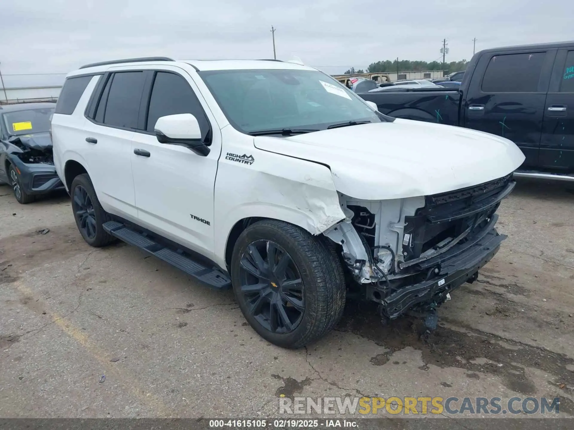 1 Photograph of a damaged car 1GNSCTKL4PR551134 CHEVROLET TAHOE 2023
