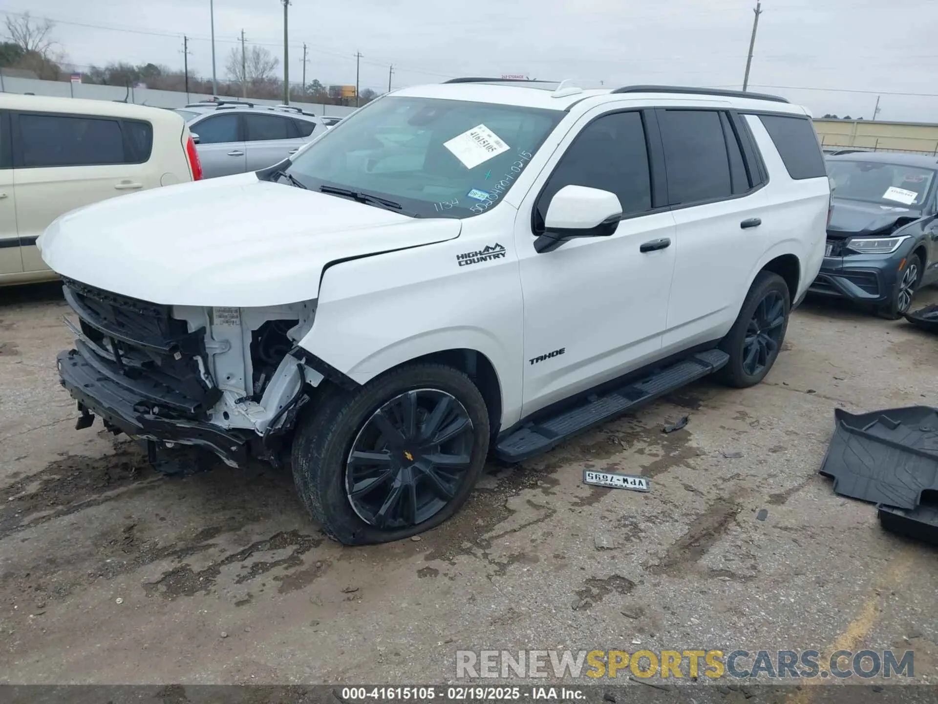 2 Photograph of a damaged car 1GNSCTKL4PR551134 CHEVROLET TAHOE 2023