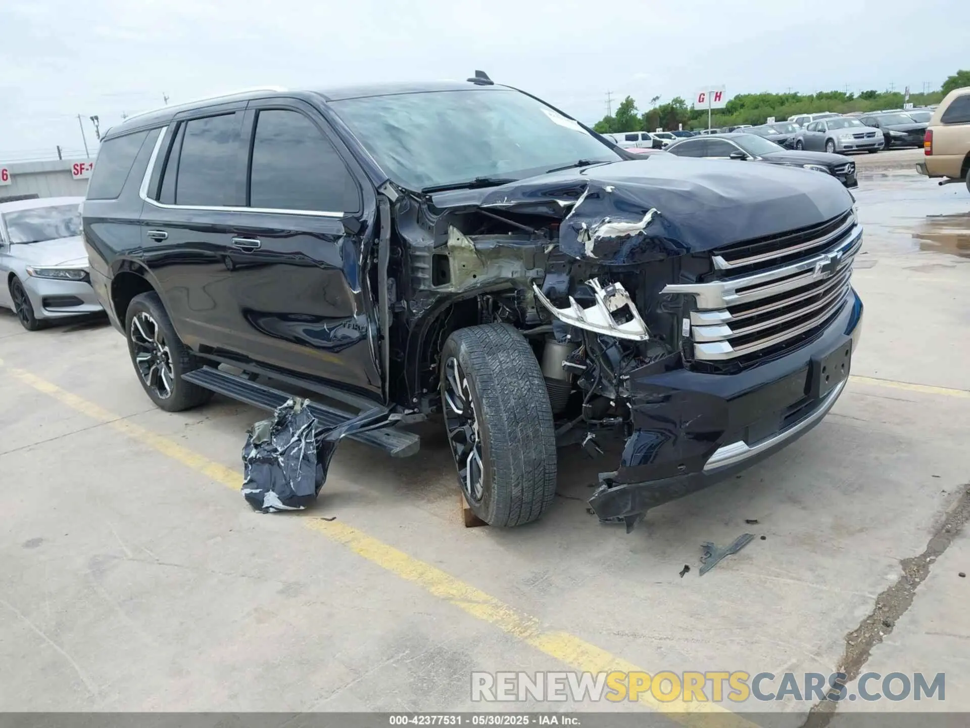 1 Photograph of a damaged car 1GNSCTKT8PR215292 CHEVROLET TAHOE 2023