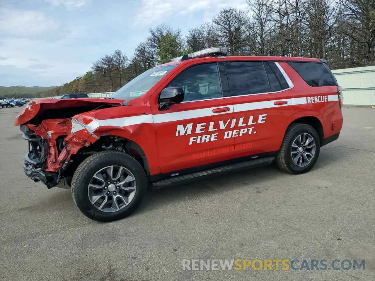 1 Photograph of a damaged car 1GNSKLED0PR266373 CHEVROLET TAHOE 2023