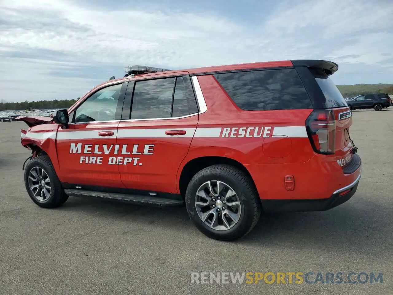 2 Photograph of a damaged car 1GNSKLED0PR266373 CHEVROLET TAHOE 2023