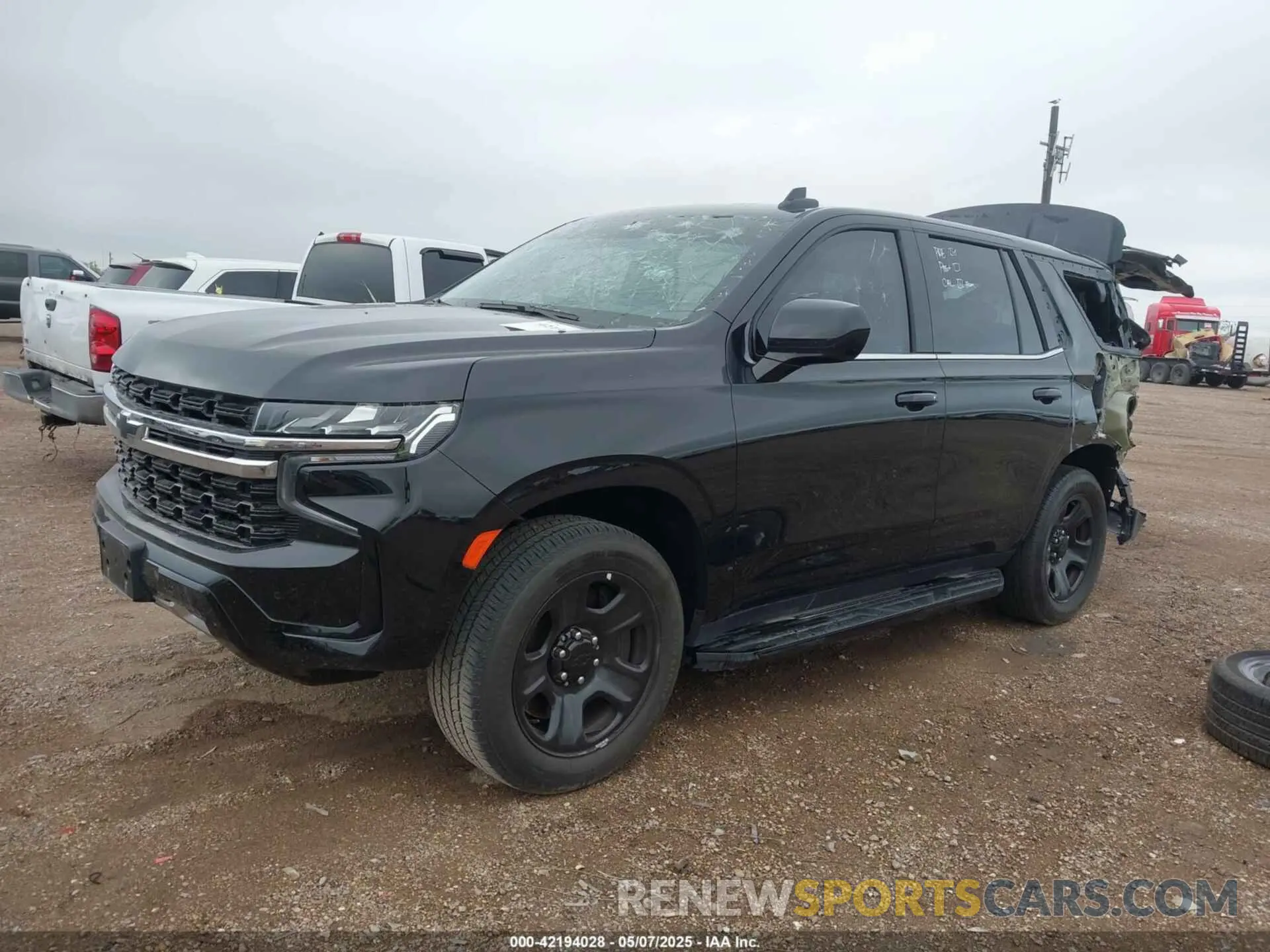 2 Photograph of a damaged car 1GNSKLED0PR395388 CHEVROLET TAHOE 2023