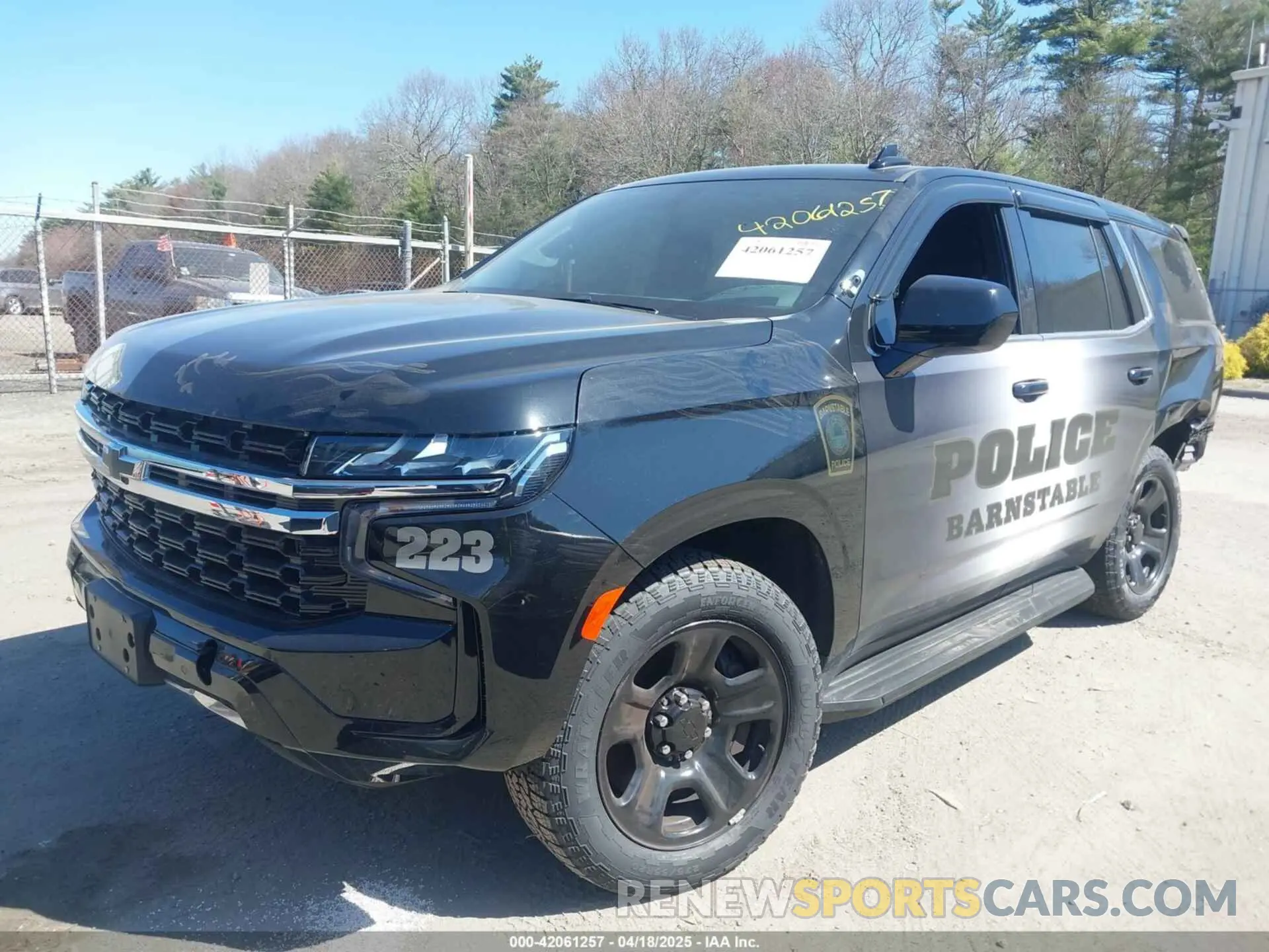 2 Photograph of a damaged car 1GNSKLED3PR430313 CHEVROLET TAHOE 2023