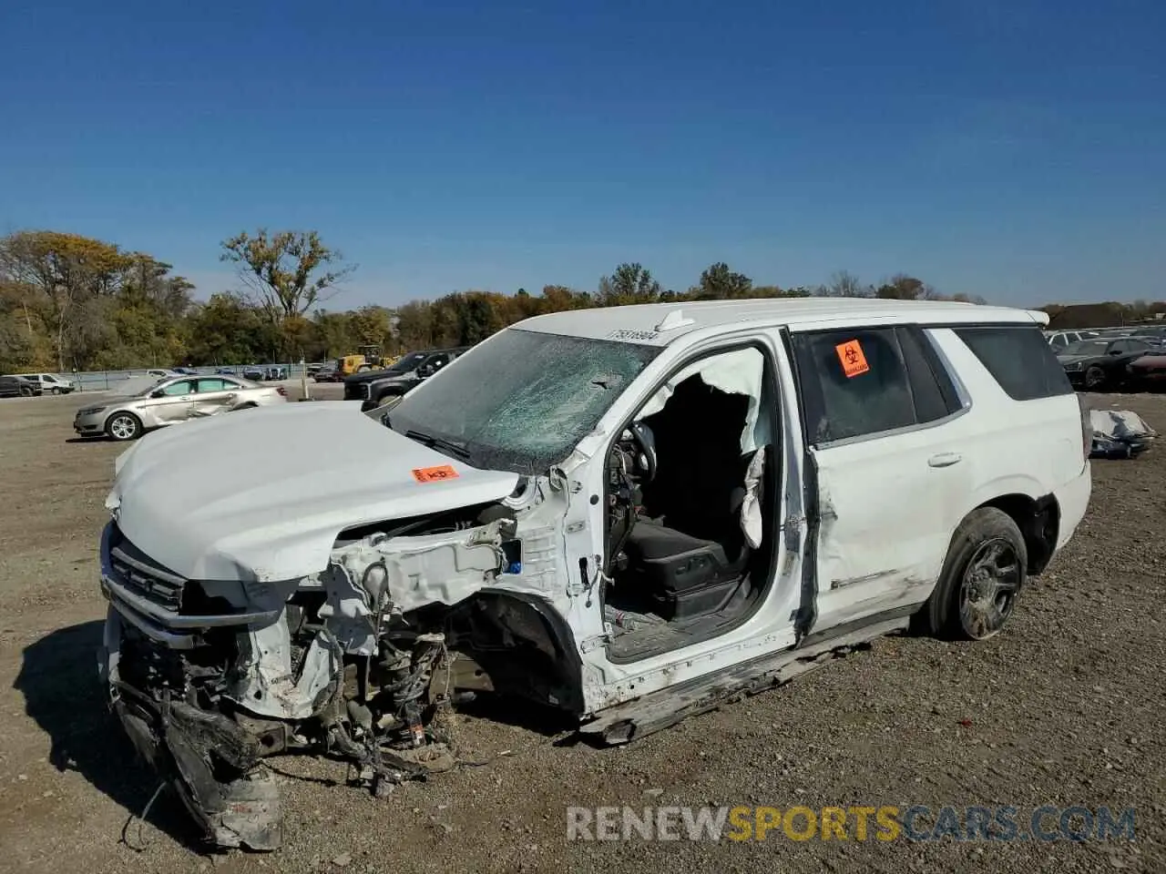 1 Photograph of a damaged car 1GNSKLED6PR442441 CHEVROLET TAHOE 2023