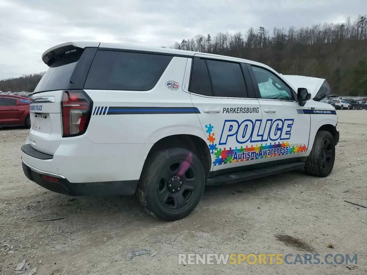 3 Photograph of a damaged car 1GNSKLED9PR291739 CHEVROLET TAHOE 2023