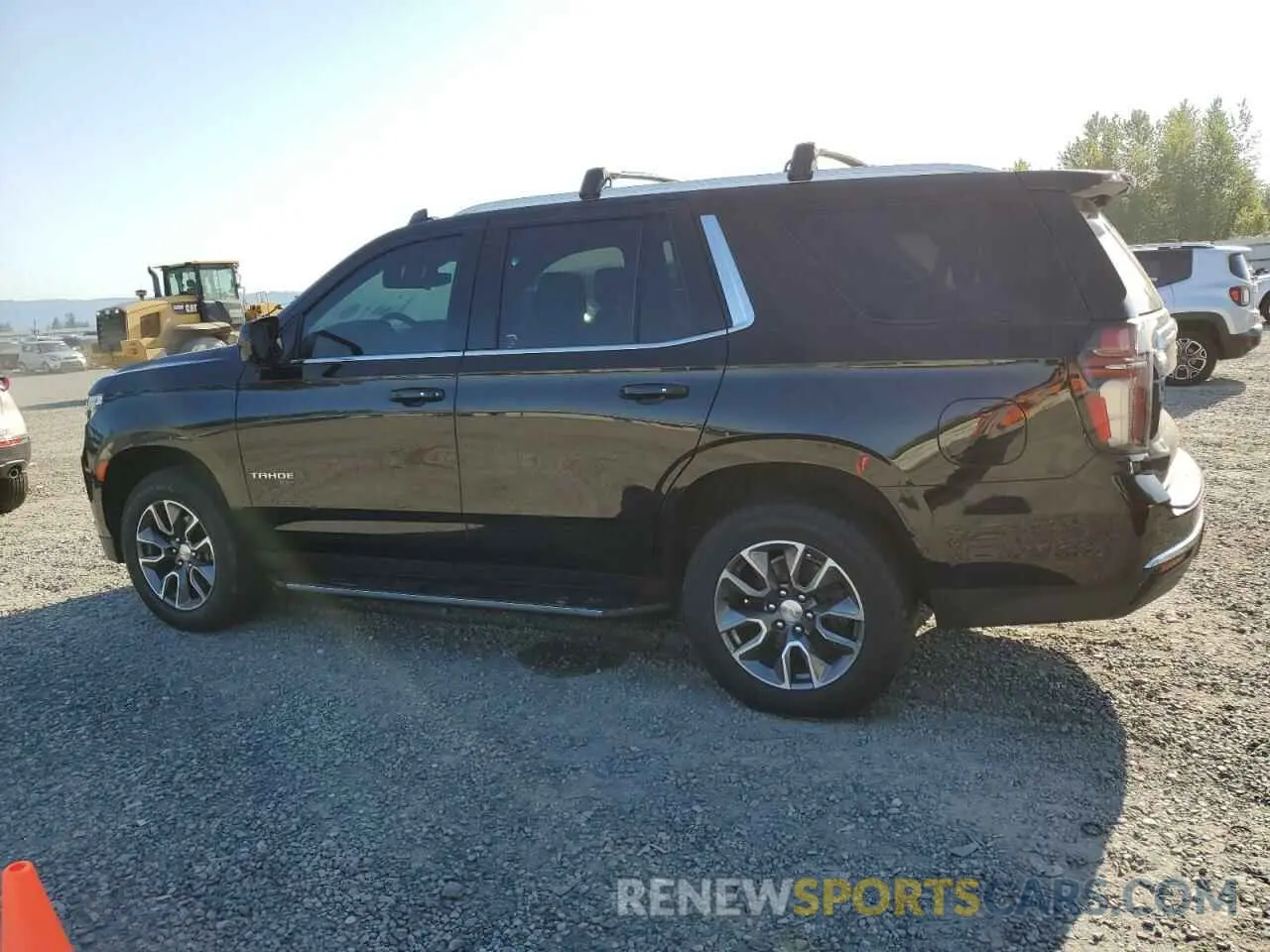 2 Photograph of a damaged car 1GNSKMKD3PR278995 CHEVROLET TAHOE 2023