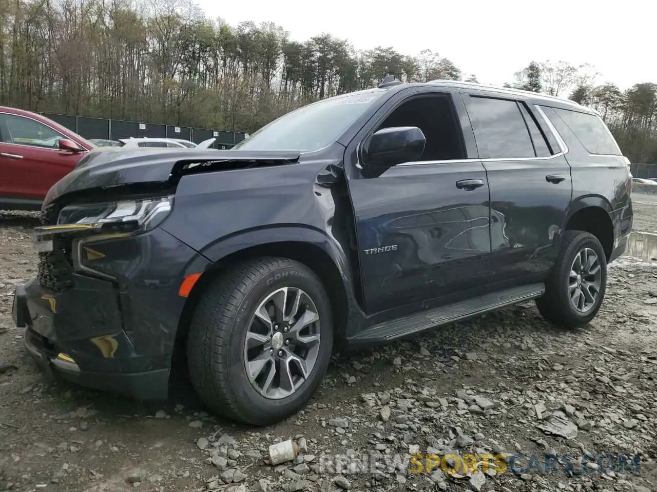 1 Photograph of a damaged car 1GNSKMKD5PR252141 CHEVROLET TAHOE 2023